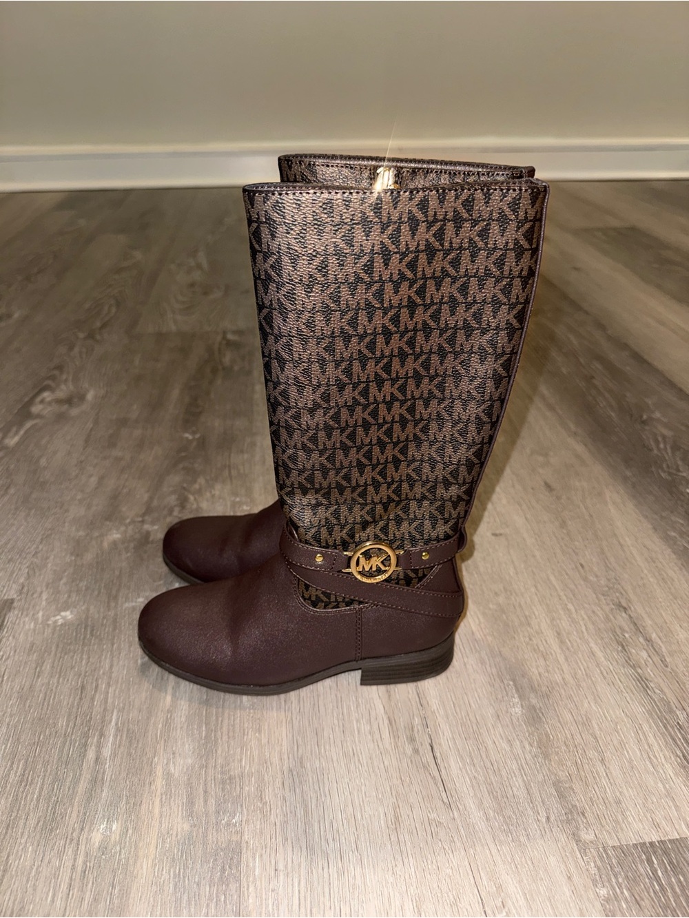 Girls Michael Kors tall riding boots